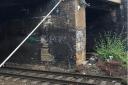 A scaffold pole has disrupted rail travel by London Liverpool Street