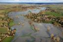 Aerial photos have captured the extent of flooding in Norfolk