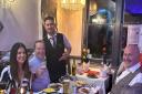 Jeff Stelling was spotted enjoying a meal at Lowestoft Tandoori