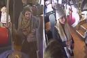 Police have issued CCTV images after a theft on a bus in King's Lynn