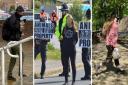 Livestock market protesters Gemma Barnes and Elena Kenny deny intimidation of police
