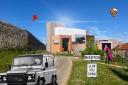 Artist Casey Wasey's mock 3D image of what the 10-bed villa could look like if built in Wighton
