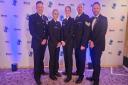The officers at the Police Bravery Awards last Thursday