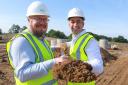 Work has started on the construction of 216 new energy-efficient homes in Dereham
