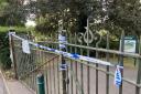 The body of a man has been found in the river of a city park