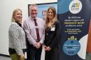 Left to right: EastWind vice chair Denise Hone, Andrew Harston of Associated British Ports and Alexis Brackpool, newly appointed project manager for EastWind