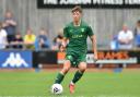 Norwich City's on-loan defender Brad Hills will miss Accrington's next three games after his red card at Colchester