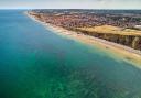 The art deco hotel will look over Britain's 'Barrier Reef' - a chalk reef off the coast of Cromer and Sheringham