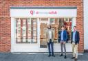 From left: Air Manage Suffolk directors Jake Read, Shaquille Brand and Harry Embleton outside the company's new Southwold office