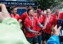 Norfolk Fire and Rescue takes the prize at the Dragon Boat Race