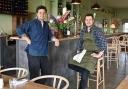 L-R Luke Wasserman, co-owner, and Grant Cotton, head chef, inside Nest Farmhouse Picture: Sonya Duncan
