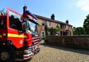 Fire crews tackled a blaze in West Acre