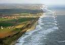 An aerial view of Sea Palling beach, where the Environment Agency is to repair damaged groynes