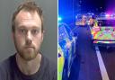 Aaron Curtis has been jailed for 105mph crash on A47