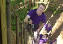 Tristram Mayhew, pictured at Go Ape in Thetford Forest in 2003