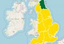 A yellow health alert has been issued for Norfolk