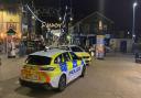 Police in Great Yarmouth following the attack in December last year