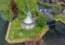 The Windmill is on the Norfolk Broads, with riverside views