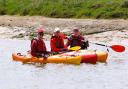Henry Kilvert, 70, John Rampling, 84, and Rod Hunt, 85, will be kayaking along the River Wensum in Norfolk to raise money for farming mental health charity YANA