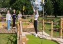 The new mini golf course at the Sandringham Estate