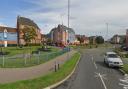 The man is said to have exposed himself to the woman as she walked along Kestrel Avenue