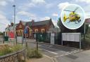 An air ambulance has been called and train services have been cancelled at Attleborough Railway Station