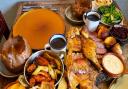 A Sunday roast sharing platter from the George & Dragon in Newton by Castle Acre