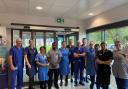 The team from the Norfolk and Norwich Orthopaedic Centre