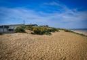 The shingle ridge at Heacham