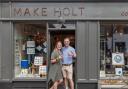 Couple Leanne McColm and Chris Taylor are the new owners of Make Holt Picture: christaylorphoto.co.uk