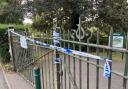 The body of a man has been found in the river of a city park