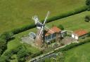 An aerial view of Weybourne Mill