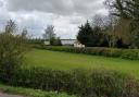 A view towards the site of the proposed barn at Brookville