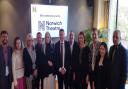 A delegation from Lviv in Ukraine have celebrated their growing connection with Norfolk on a recent visit to the county