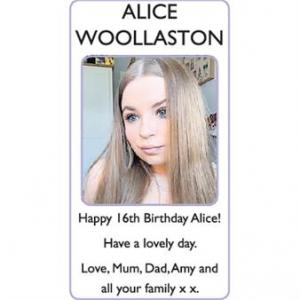 ALICE WOOLLASTON