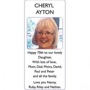 CHERYL AYTON