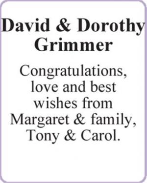 David & Dorothy Grimmer