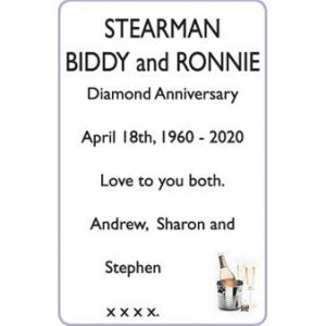 BIDDY and RONNI STEARMAN