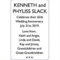 KENNETH and PHYLISS SLACK