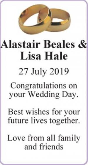 Alastair Beales & Lisa Hale