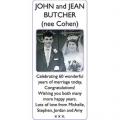 JOHN and JEAN BUTCHER