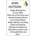 ANN HUTSON