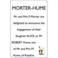 MORTER-HUME