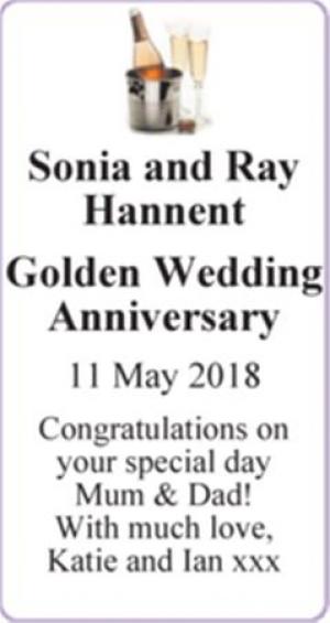 Sonia and Ray Hannent