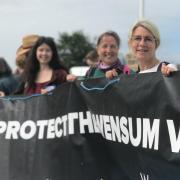 Campaigners against the Western Link
