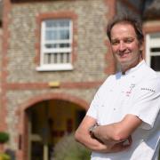 Michelin-starred chef Galton Blackiston at Morston Hall.