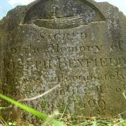 Joseph Bexfield's grave in its churchyard setting in All Saints' Churchyard, at Thurlton. Photo: Nick ButcherCopy: Stacia BriggsFor: EDP SundayArchant © 2009(01603) 772434