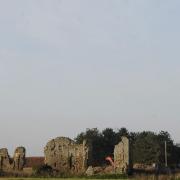 Bromholm Priory was home to a piece of the real cross of Jesus and become a focus for pilgrimage. Picture: EDP Library