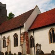 Rev Graham Vellacott outside Brandeston church