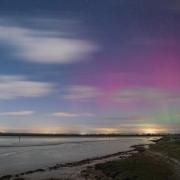 The Northern Lights have been captured by photographer Jay Farrar looking over Great Yarmouth